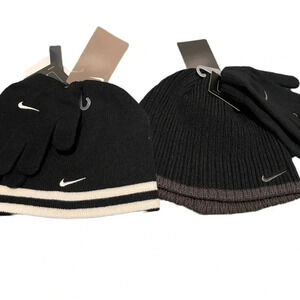 Nike Youth 2 Piece Beanie and Gloves Set